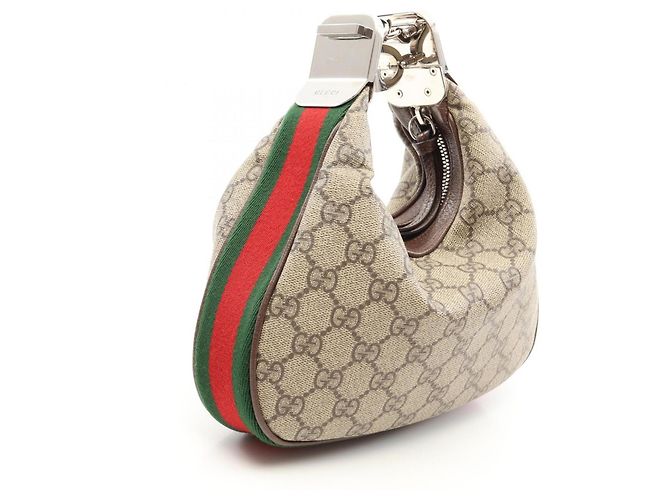 Borsa a tracolla Gucci GG Supreme Attache - vista 2