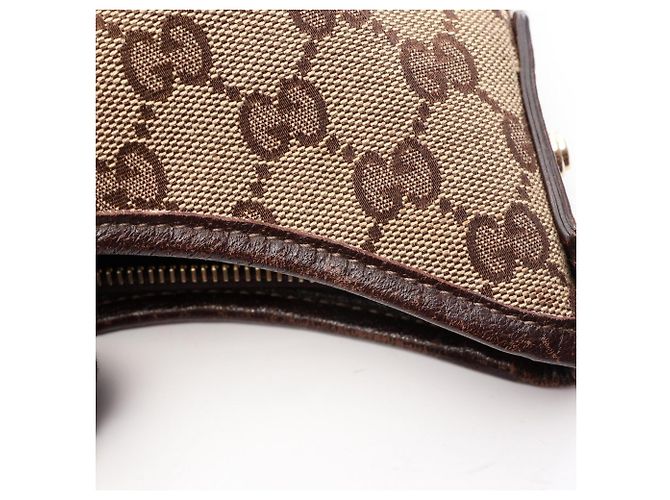 Borsa a tracolla Gucci Abbey GG Canvas - vista 12