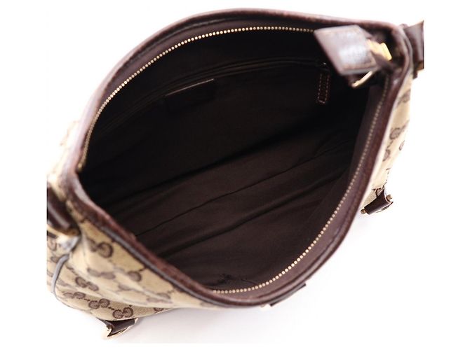 Borsa a tracolla Gucci Abbey GG Canvas - vista 3