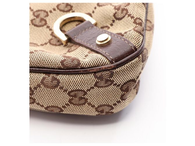 Borsa a tracolla Gucci Abbey GG Canvas - vista 6