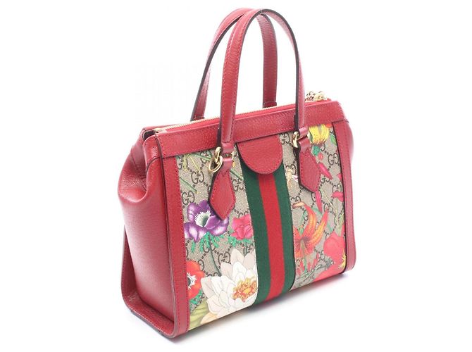 Borsa Tote 2-Way Small Gucci Ophidia GG Flora - vista 2