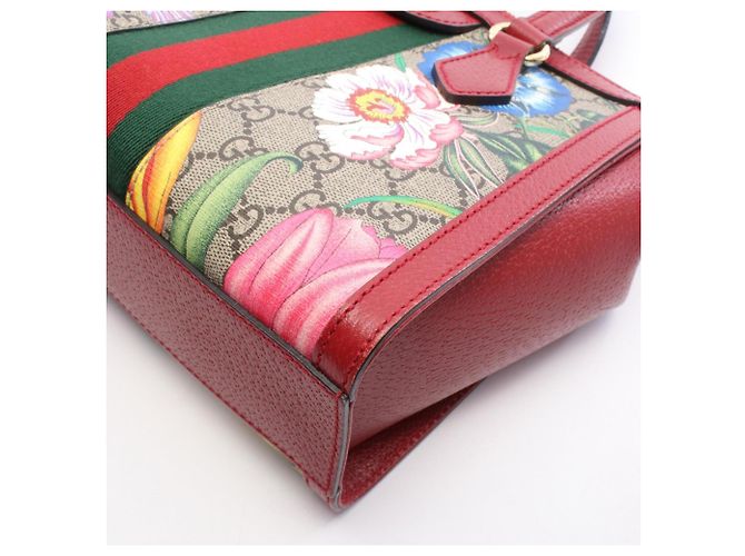 Borsa Tote 2-Way Small Gucci Ophidia GG Flora - vista 8