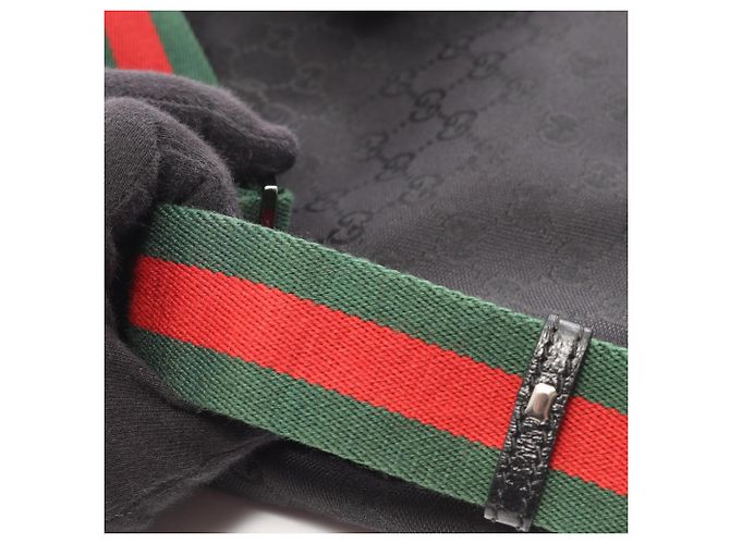 Borsa a tracolla Gucci Sherry Line GG Canvas - vista 8