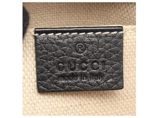 Borsa Gucci Soho Disco in pelle nera - vista 4