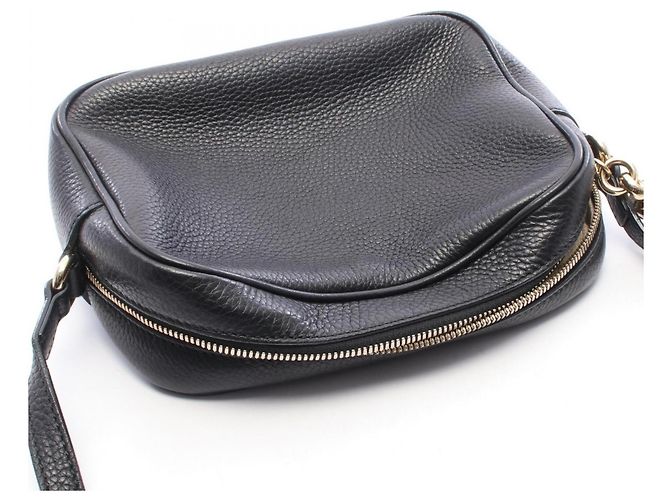 Borsa Gucci Soho Disco in pelle nera - vista 6