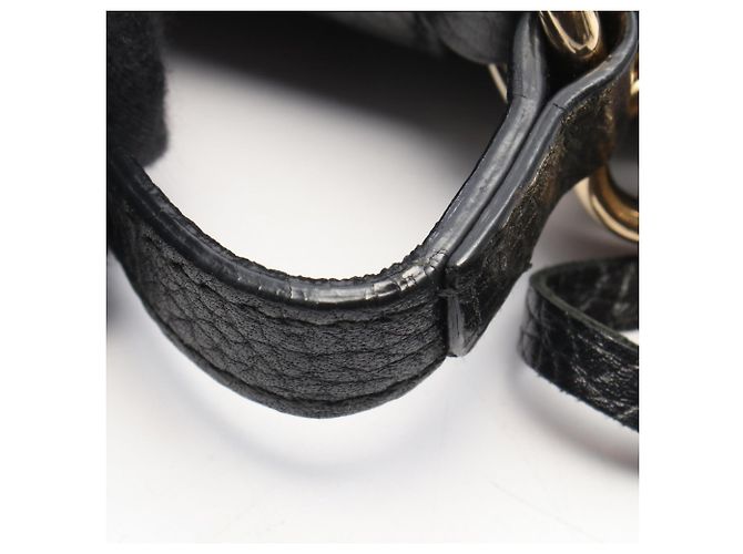Borsa Gucci Soho Disco in pelle nera - vista 7