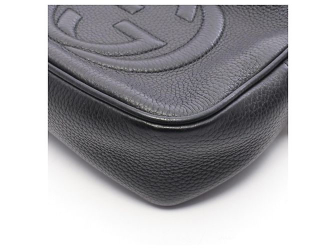 Borsa Gucci Soho Disco in pelle nera - vista 8