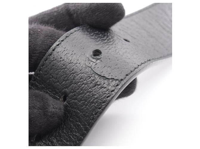 Gucci Ledergürtel mit Double G Schnalle - Ansicht 5