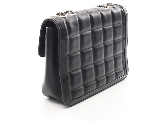 Borsa a tracolla Gucci in pelle nera - vista 2