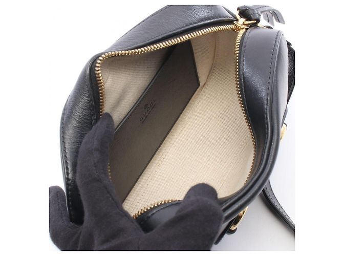 Borsa a spalla mini Gucci Horsebit 1955 - vista 3