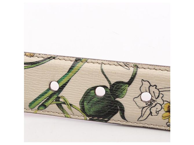 Cinturón de piel Gucci Flora - vista 10