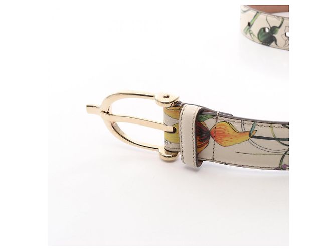 Cinturón de piel Gucci Flora - vista 2