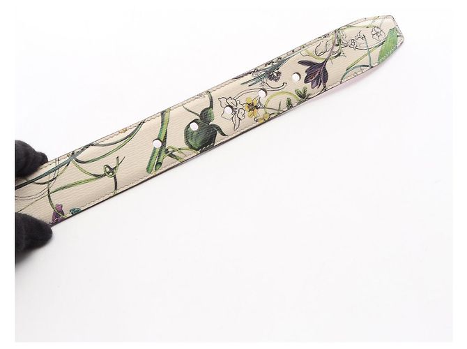 Cinturón de piel Gucci Flora - vista 3