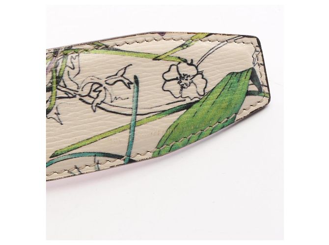 Cinturón de piel Gucci Flora - vista 9