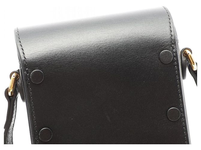 Borsa Mini Gucci Horsebit 1955 in pelle nera - vista 7