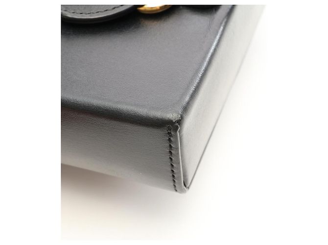 Borsa Mini Gucci Horsebit 1955 in pelle nera - vista 9