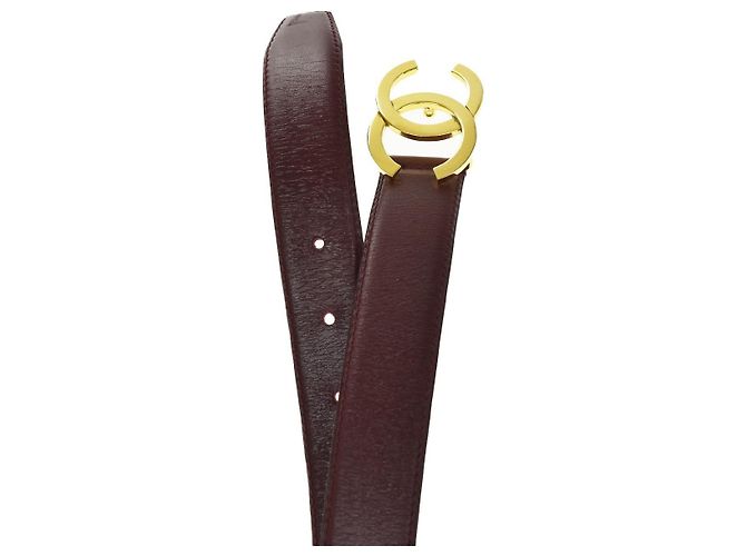 Chanel CC Logo Gürtel Leder schmal - Ansicht 5