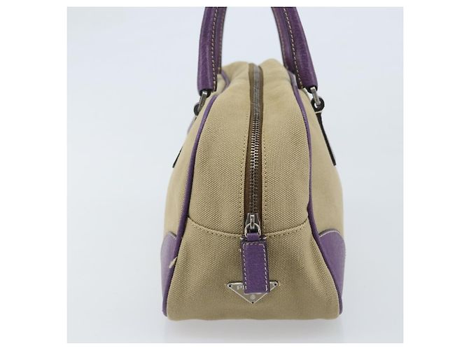Prada Bowler Canvas with Leather Medium - vista 4