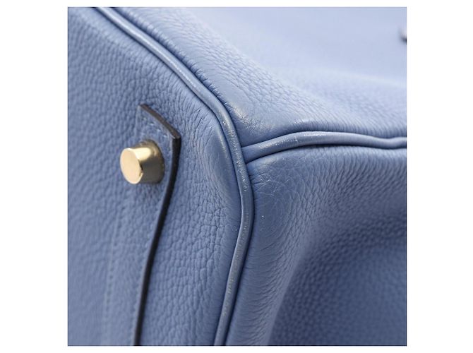 Hermès Borsa Hermes Birkin 30 Blue Brighton - vista 10