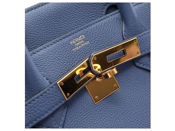 Hermès Borsa Hermes Birkin 30 Blue Brighton - vista 11