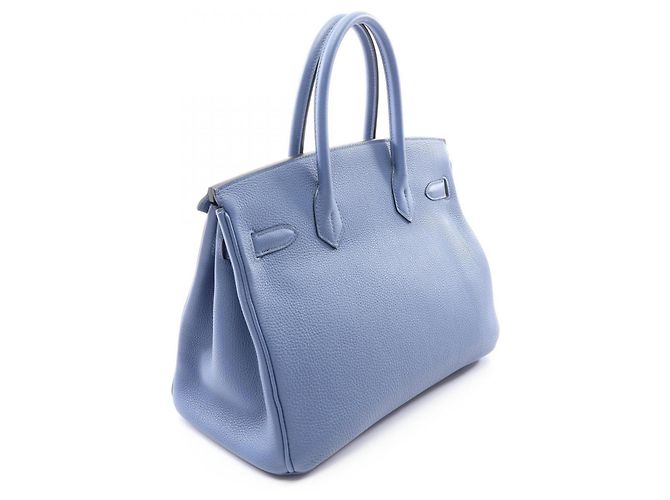 Hermès Borsa Hermes Birkin 30 Blue Brighton - vista 2