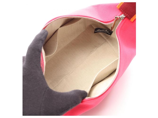 Hermès Sac à main Hermes Bride à Bracque PM Hibiscus - vue 3