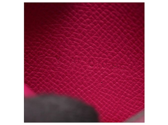 Hermès Tarjetero Hermes Bearn Rose Purple - vista 5
