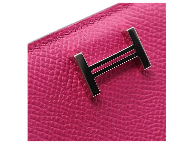 Hermès Tarjetero Hermes Bearn Rose Purple - vista 6