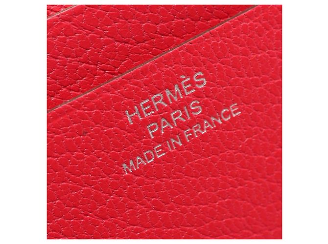 Hermès Tarjetero Hermes Medor Rose Extreme - vista 4