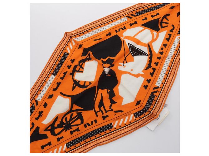 Hermès Hermes HERMES Sciarpa Losange PUZZLE - vista 5