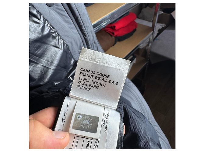 Abrigo Canada Goose Alliston Plegable Mujer Gris 5077L MSRP $1,050 Talla XS - vista 19