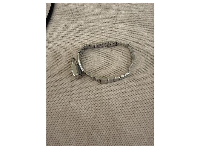 Orologio Hermès Kelly in Acciaio Argentato Quadrante Bianco - vista 11