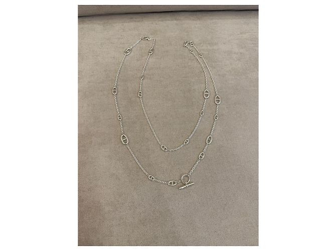 Hermès Farandole Collana Sautoir Argento - vista 2