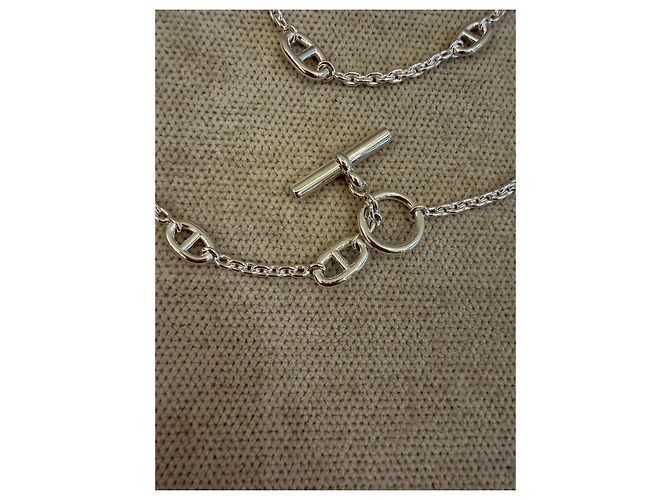 Hermès Farandole Collana Sautoir Argento - vista 4