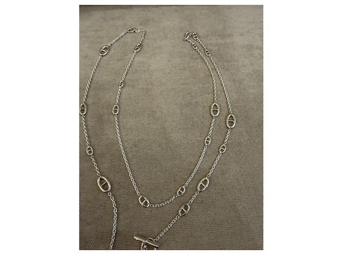 Hermès Farandole Collana Sautoir Argento - vista 8