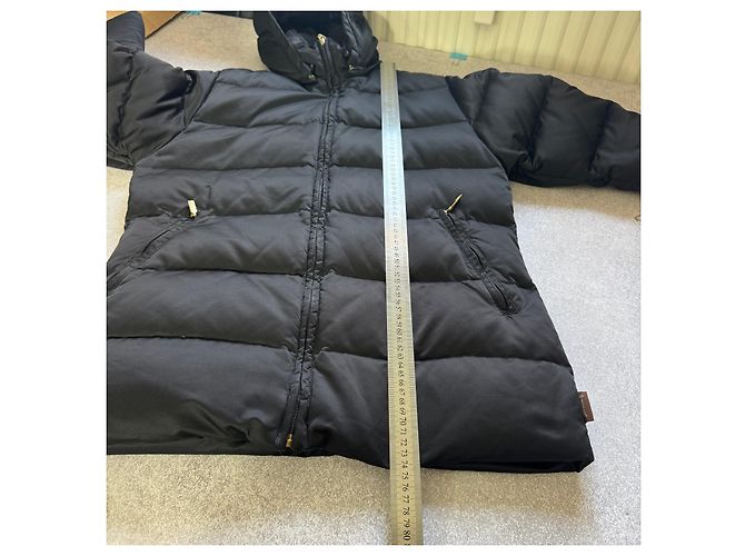 Giacca puffer con cappuccio Moncler nera da donna Taglia 2 / M - vista 5