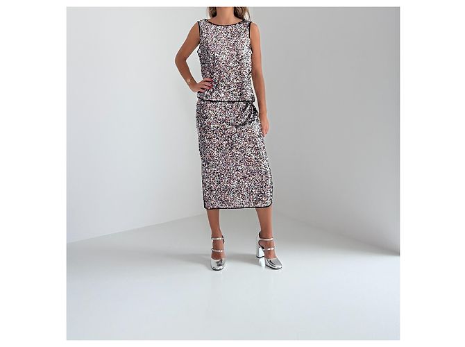Weekend Max Mara Pailletten-Set aus Top und Midirock - Ansicht 2
