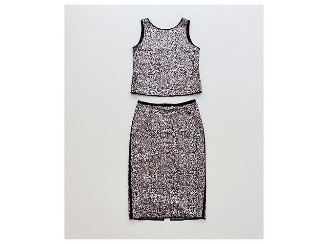 Weekend Max Mara Pailletten-Set aus Top und Midirock - Ansicht 3