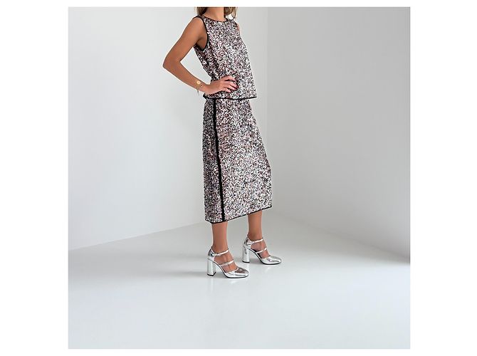 Weekend Max Mara Pailletten-Set aus Top und Midirock - Ansicht 5