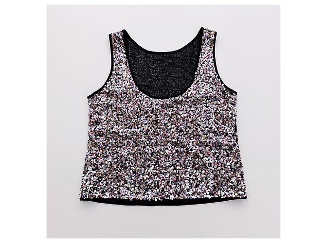 Weekend Max Mara Pailletten-Set aus Top und Midirock - Ansicht 6