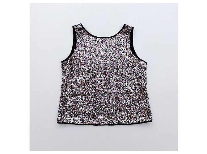 Weekend Max Mara Pailletten-Set aus Top und Midirock - Ansicht 7