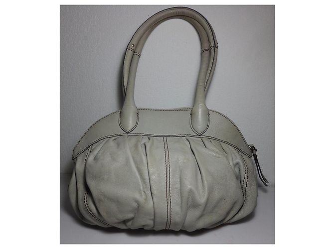 Lancel White Leather Handbag - view 2