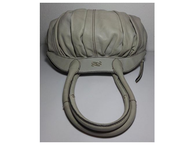 Lancel White Leather Handbag - view 5