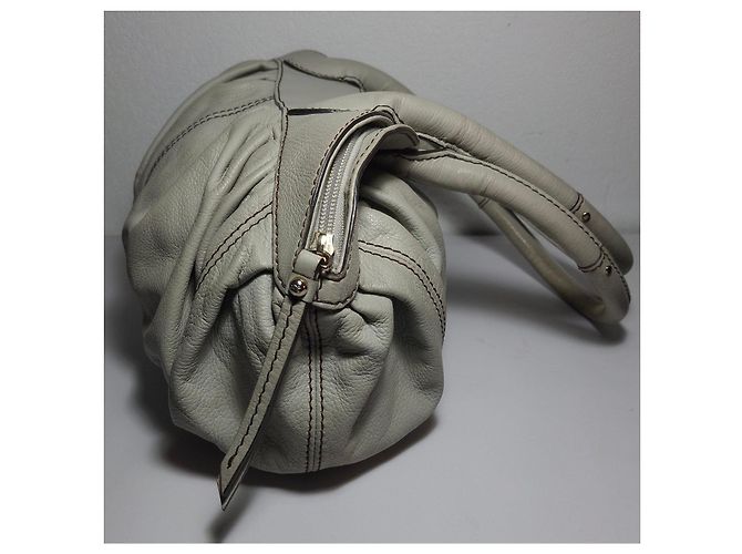 Lancel White Leather Handbag - view 7