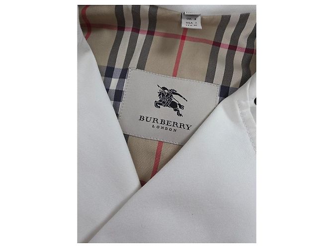 Chaqueta Corta Burberry London Blanca - vista 5