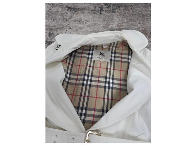 Chaqueta Corta Burberry London Blanca - vista 6