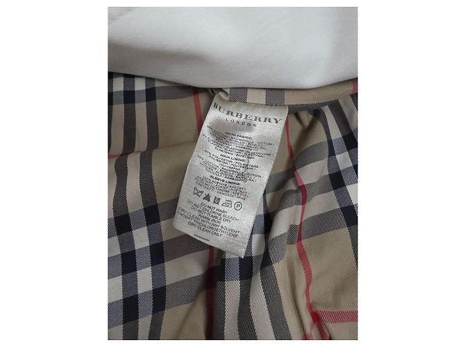 Chaqueta Corta Burberry London Blanca - vista 7