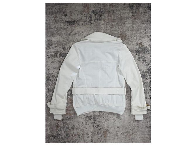 Chaqueta Corta Burberry London Blanca - vista 8