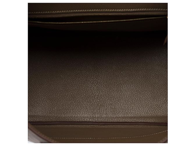 Hermès HERMES Birkin 35 Tasche aus Étoupe Leder - 104028 - Ansicht 8