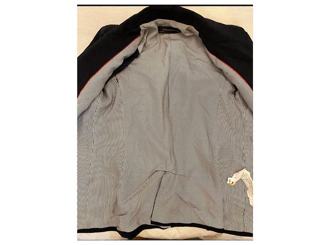 Blazer Azul Zara Mujer - vista 6
